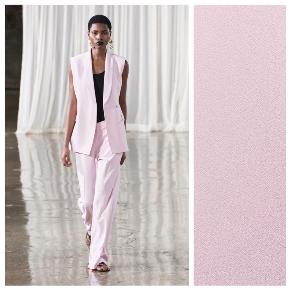 Zara Light Pink Sleeveless Pantsuit
